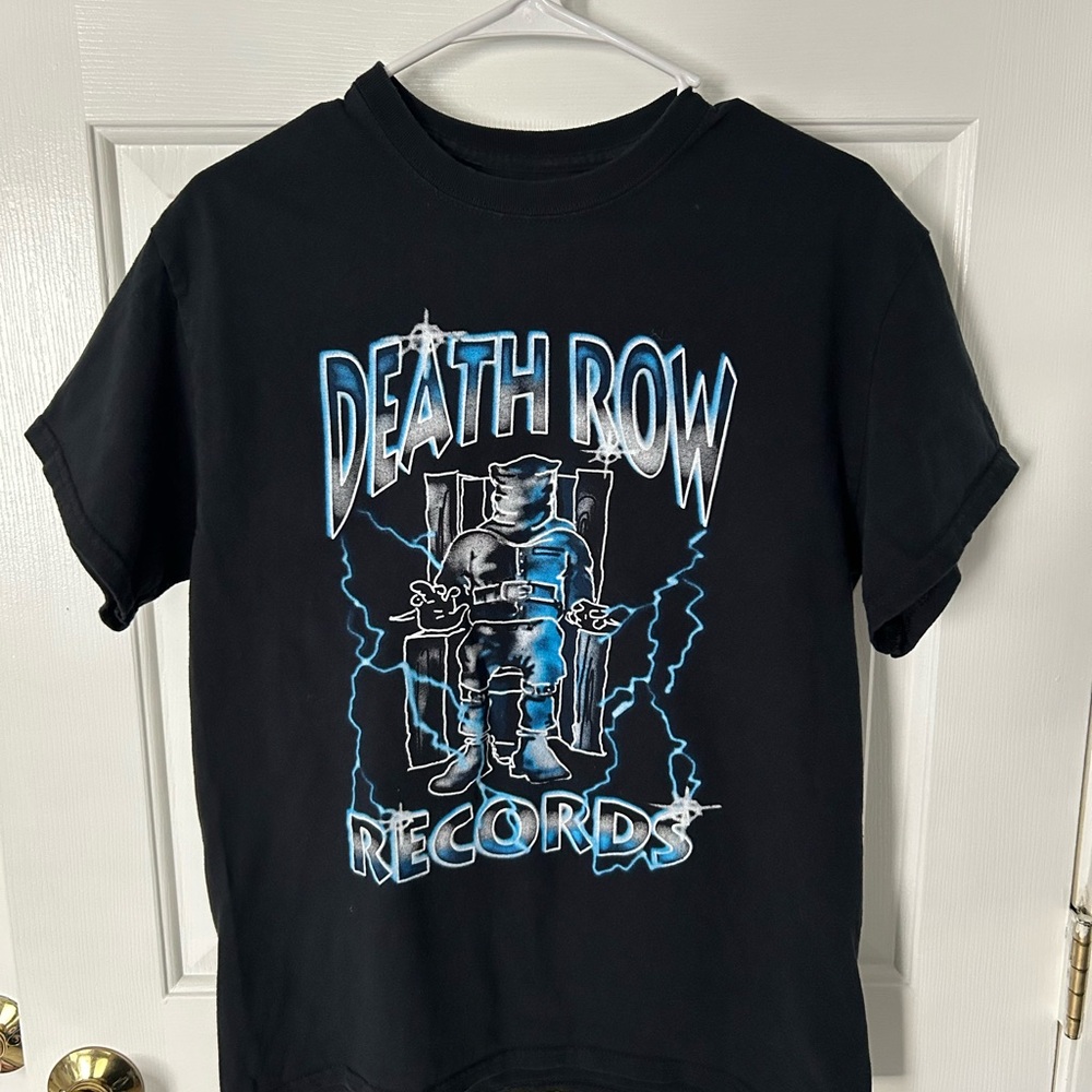 Black Graphic Tee - Death Row Records